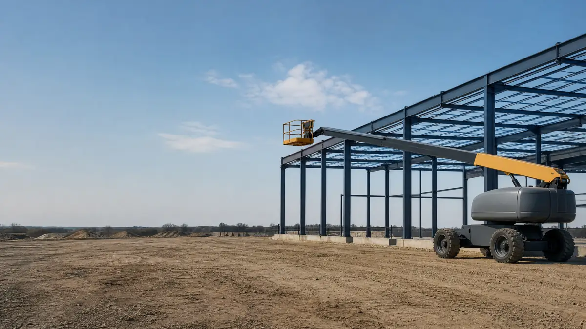 Boom Lifts jobsite access in Allentown